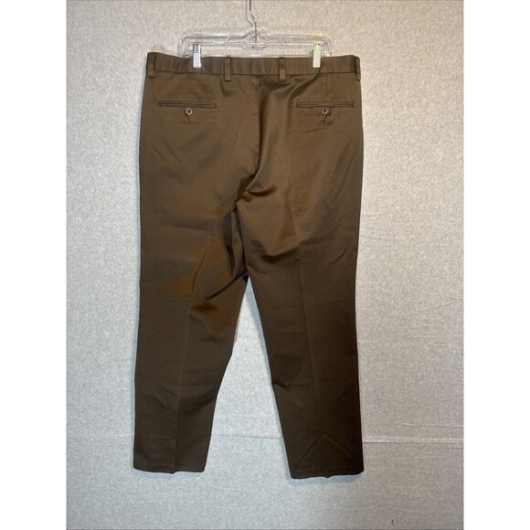 Dockers Signature Khaki Straight Fit D2 Flat Front Pants 38x32 Hunter Green Mens - Picture 8 of 11